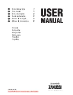 Zanussi ZRG616CW User Manual предпросмотр