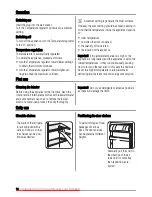 Preview for 14 page of Zanussi ZRG616CW User Manual