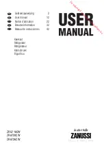 Preview for 1 page of Zanussi ZRG716CW User Manual