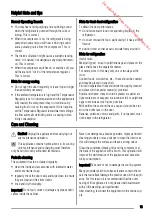 Preview for 15 page of Zanussi ZRG716CW User Manual