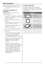 Предварительный просмотр 6 страницы Zanussi ZRS9600FA User Manual