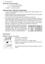 Предварительный просмотр 8 страницы Zanussi ZRT43200XA User Manual