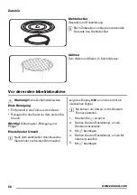 Предварительный просмотр 58 страницы Zanussi ZSC25225XA User Manual