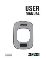 Preview for 1 page of Zanussi ZSE22222AF User Manual