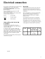 Preview for 6 page of Zanussi ZSF 30 K Operating And Installation Manual