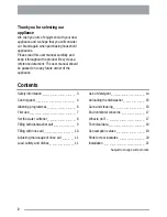 Preview for 2 page of Zanussi ZSF 4143 User Manual