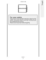 Предварительный просмотр 11 страницы Zanussi ZSG 38 Operating Instructions Manual