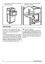 Preview for 74 page of Zanussi ZSG20100XA User Manual