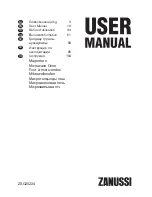 Zanussi ZSG25224 User Manual preview