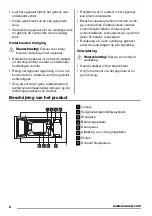 Предварительный просмотр 6 страницы Zanussi ZSG25249 User Manual