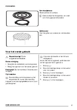 Предварительный просмотр 7 страницы Zanussi ZSG25249 User Manual