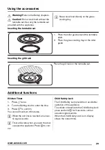 Предварительный просмотр 29 страницы Zanussi ZSG25249 User Manual