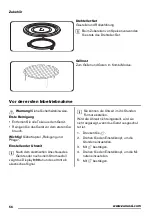 Предварительный просмотр 56 страницы Zanussi ZSG25249 User Manual