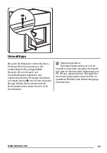 Предварительный просмотр 67 страницы Zanussi ZSG25249 User Manual