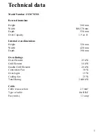 Preview for 4 page of Zanussi ZSM 703 SS Operating And Installation Manual