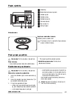 Предварительный просмотр 77 страницы Zanussi zsm17100 User Manual