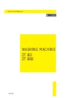 Zanussi ZT 1082 Instruction Booklet предпросмотр