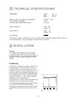 Предварительный просмотр 15 страницы Zanussi ZT 45/30 Instruction Booklet