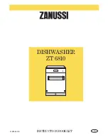 Zanussi ZT 6810 Instruction Booklet preview