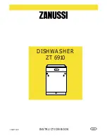 Zanussi ZT 6910 Instruction Book preview