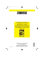 Preview for 1 page of Zanussi ZTA 110 Instruction Booklet