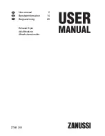 Zanussi ZTAB 250 User Manual preview