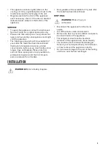 Предварительный просмотр 5 страницы Zanussi ZTAN14FW0 User Manual