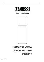 Preview for 1 page of Zanussi ZTB2000A-A Instruction Manual