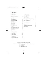 Preview for 3 page of Zanussi ZTE 250 Instruction Booklet