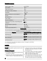 Preview for 62 page of Zanussi ZTE 273 User Manual