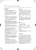 Preview for 20 page of Zanussi ZTE240 Instruction Booklet