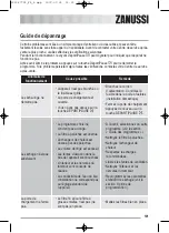 Preview for 102 page of Zanussi ZTE270 Instruction Booklet