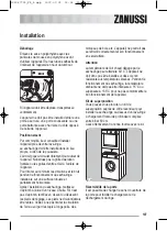 Preview for 108 page of Zanussi ZTE270 Instruction Booklet