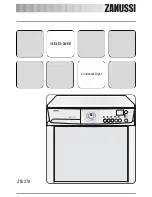 Zanussi ZTE278 Instruction Booklet preview