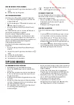 Preview for 57 page of Zanussi ZTE7101PZ User Manual