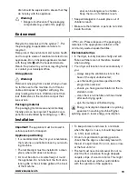 Preview for 19 page of Zanussi ZTEB 288 User Manual