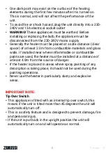 Preview for 8 page of Zanussi ZTPTH1 Manual & Safety Instructions