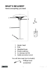 Предварительный просмотр 9 страницы Zanussi ZTTPTH5 Manual & Safety Instructions