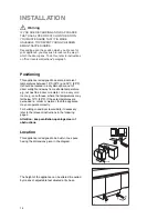 Предварительный просмотр 14 страницы Zanussi ZU 7115 Instruction Booklet