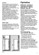 Предварительный просмотр 5 страницы Zanussi ZU63 TR Instructions For The Use And Care