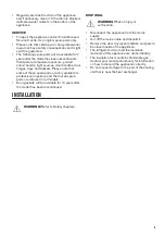 Предварительный просмотр 5 страницы Zanussi ZUAN28FW User Manual