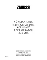 Zanussi ZUD 7155 Instruction Booklet предпросмотр