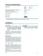 Preview for 11 page of Zanussi ZUD 9100 FA Instruction Booklet