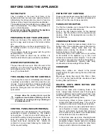 Предварительный просмотр 7 страницы Zanussi ZUQ 875 Instruction Booklet