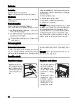 Предварительный просмотр 48 страницы Zanussi ZUS6140A User Manual