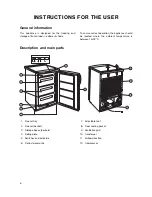 Предварительный просмотр 6 страницы Zanussi ZUT 125W Instruction Book