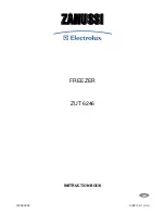 Zanussi ZUT 6246 Instruction Book preview