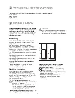 Предварительный просмотр 10 страницы Zanussi ZV 130 E Instruction Booklet