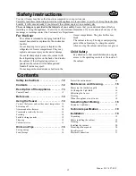 Preview for 2 page of Zanussi ZV280P-1 Instruction Booklet