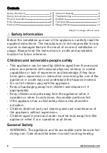 Preview for 2 page of Zanussi ZV604FK User Manual